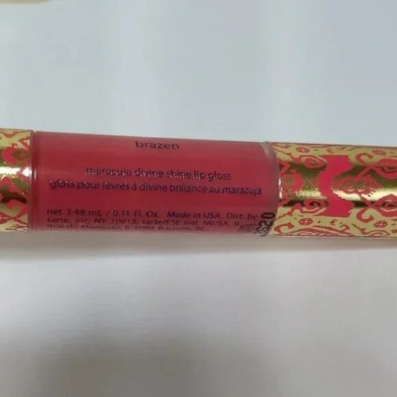 Tarte Maracuja Divine Shine Lip Gloss Full Size New -Brazen- - Picture 2 of 3